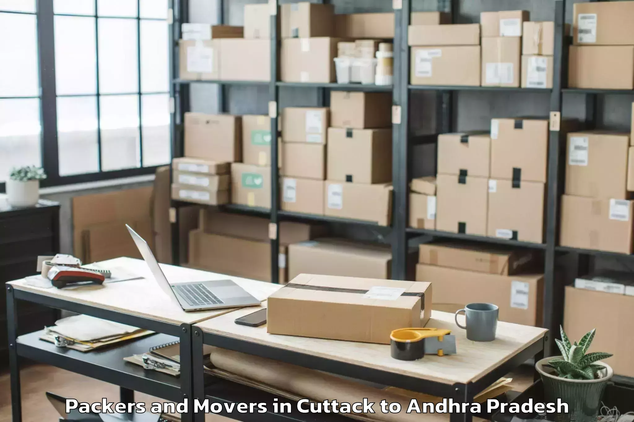 Cuttack to T Sundupalle Packers And Movers